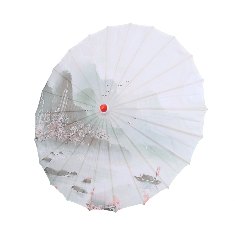 1pc Chinese Style Umbrella Stage Props Photography Umbrella Decorative  Umbrella