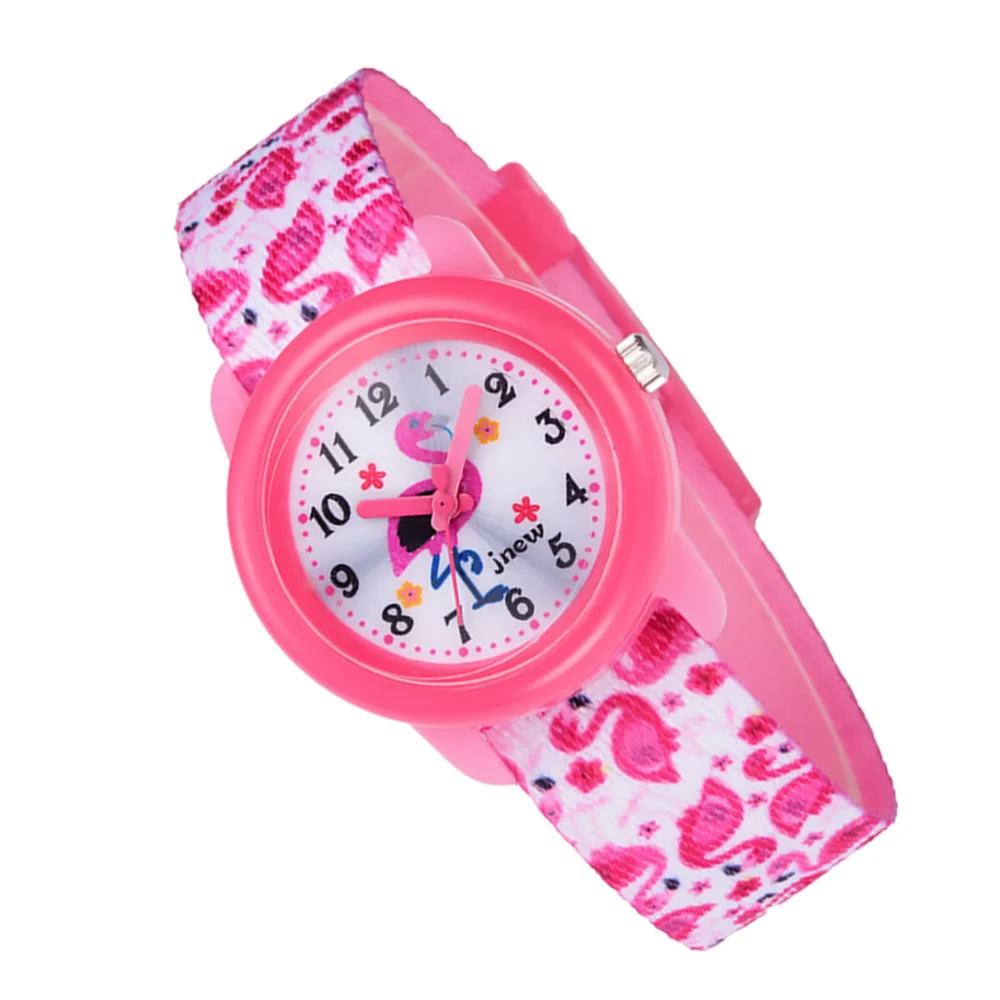 1PC Cartoon Quartz Watch Flamingo Design Watch Waterproof Wrist Watch Festival Gift Watch for Party Daily Class