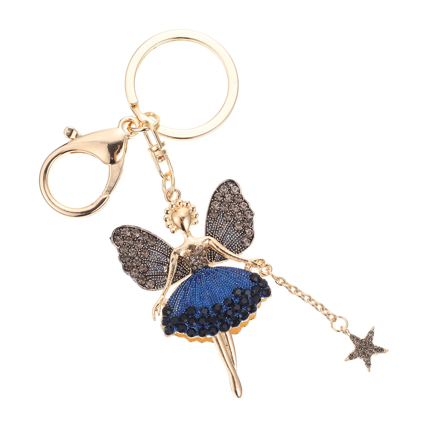 Ballet Girl Design Keychain Ballet Keyring Angel Keychain Bag Hanging Decor