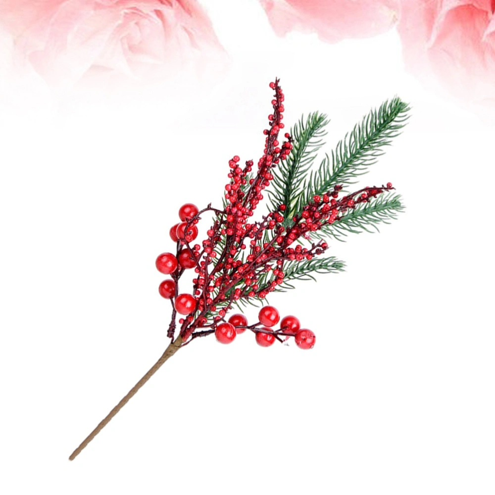 Christmas DIY Simulation Flower Berry Flower Bouquet Lifelike Flower for Home