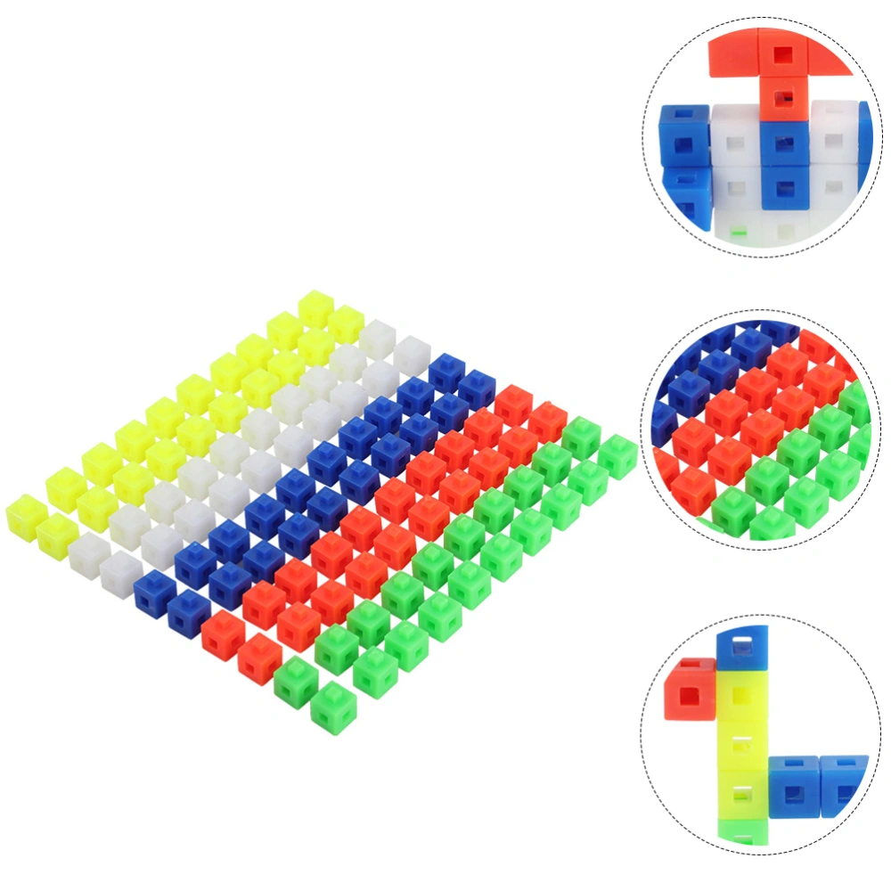 75Pcs Plastic Educational Toys Stacking Games Toys Kids Cube Building Blocks