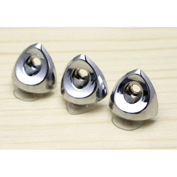 8pcs Stainless Steel Glass Shelf Fixing Clip Bracket Suction Cup