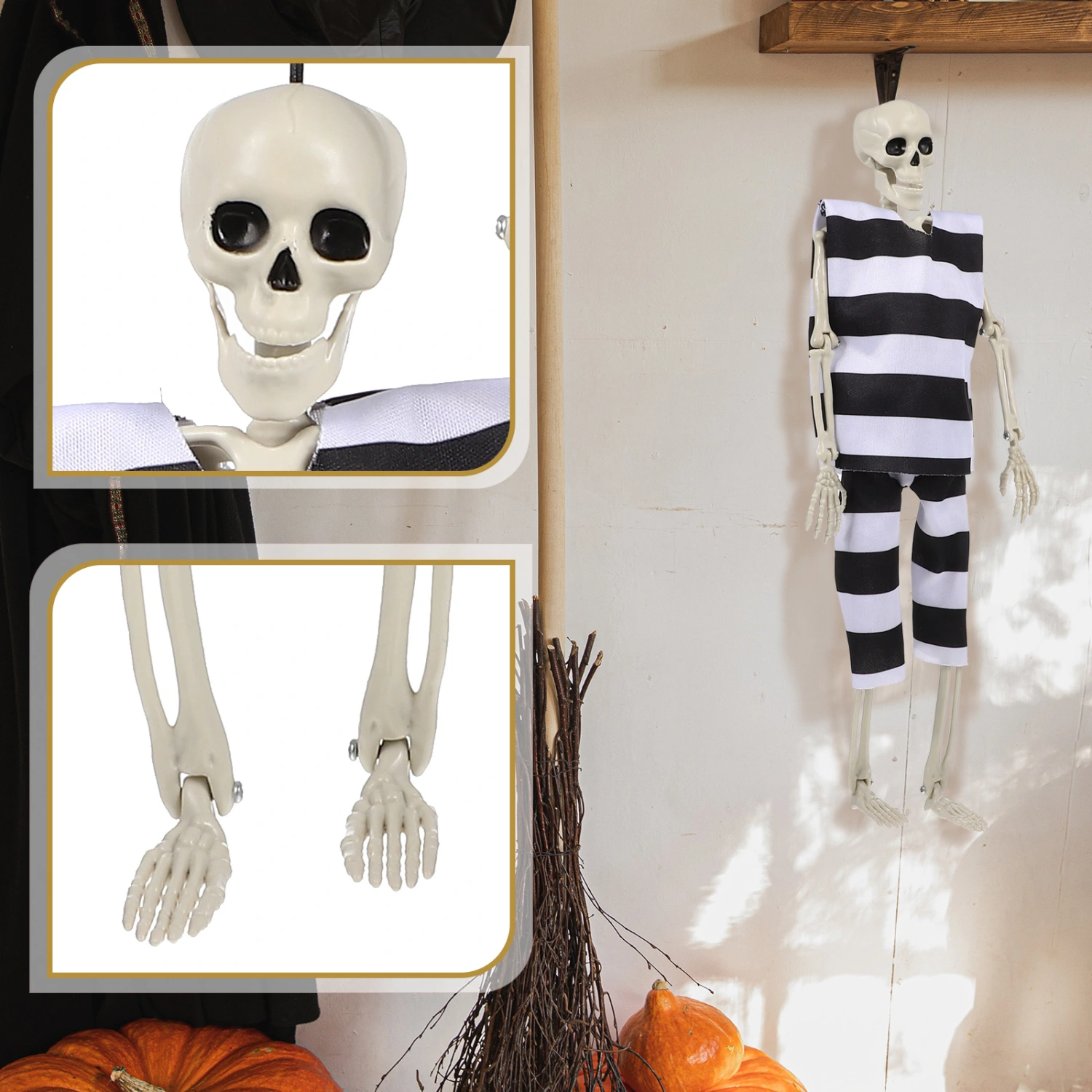 Halloween Decorative Prop Halloween Skeleton Ornament Halloween Decoration