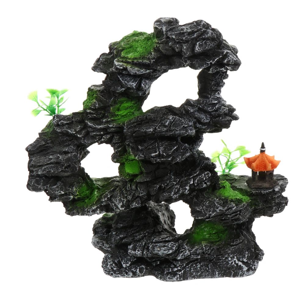 Aquarium Fish Tank Rockery Stone Decoration Furniture Garden Landscape Ornament