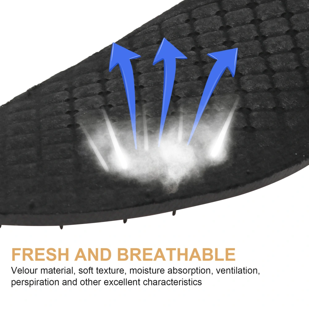 1 Pair Height Increase Insoles Detachable Invisible Shockproof Shoe Insoles