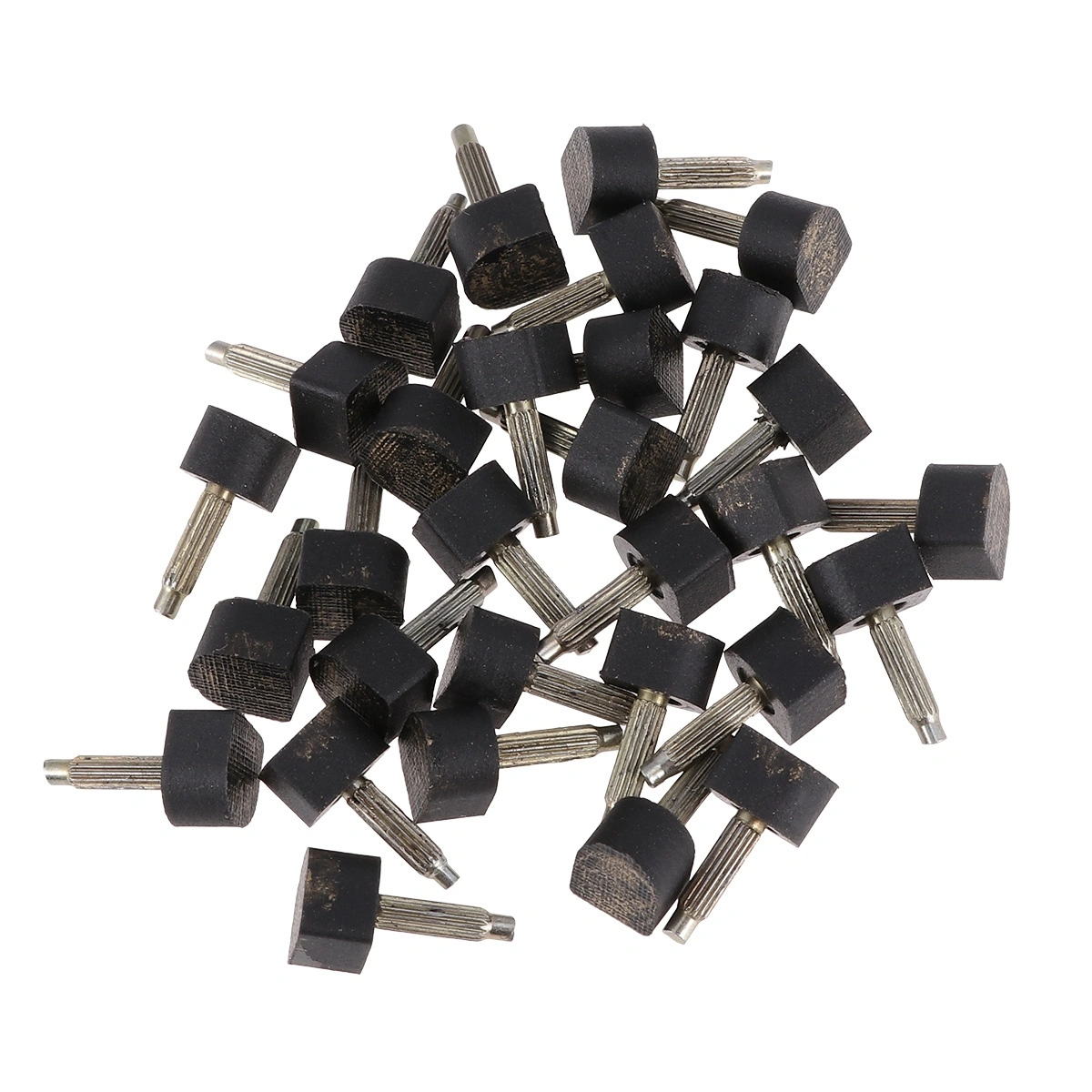 30pcs Antiskid High Heel Tips Wearproof Spike Heels Tips Replacement Dowels for Heels Soles