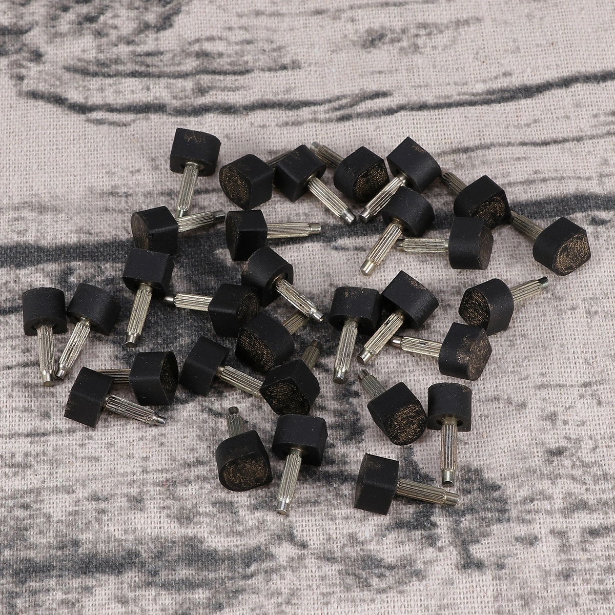 30pcs Antiskid High Heel Tips Wearproof Spike Heels Tips Replacement Dowels for Heels Soles