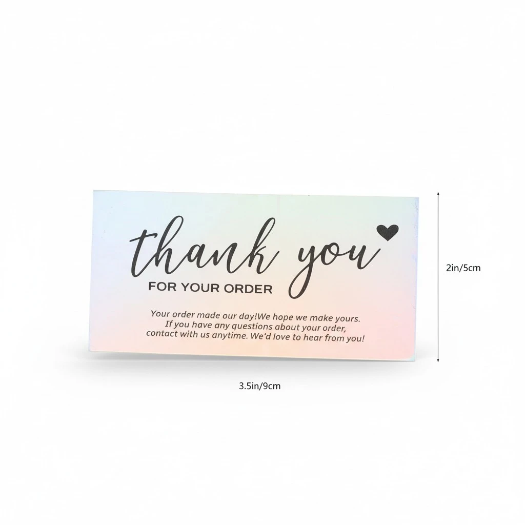 50pcs Thank You Cards Thank You Postcards Small Business Thanks Themed Postcards