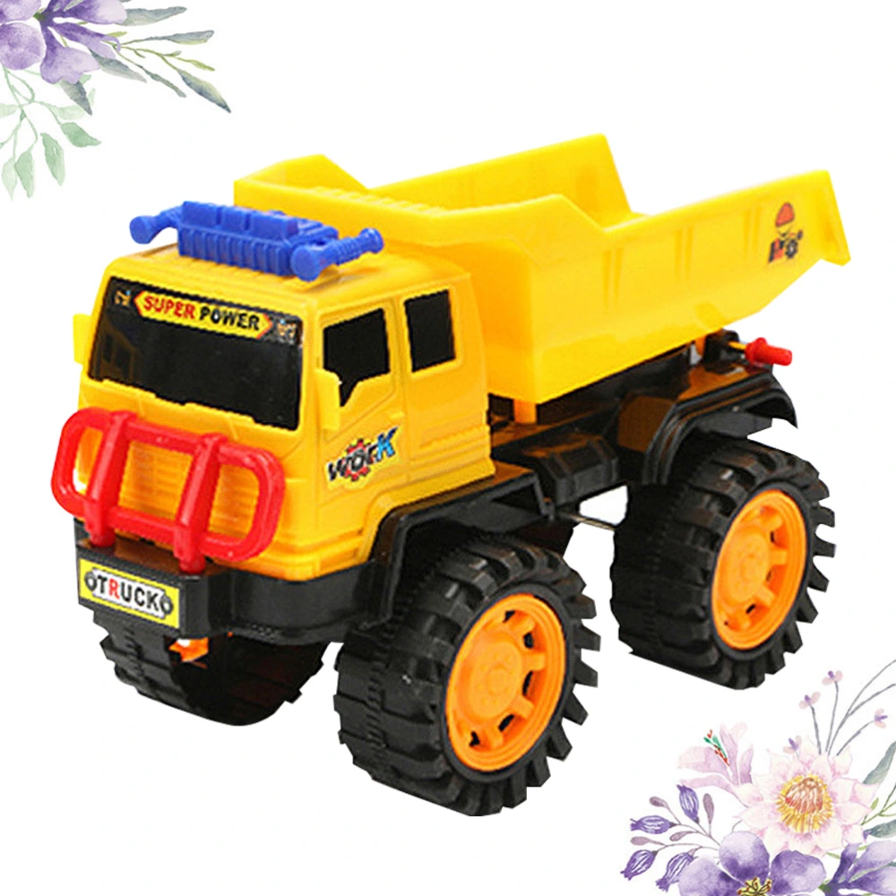 1Pc Tilting Cart Toys Plastic Excavator Model Toys Funny Engineering Truck Toy Early Educational Play House Toy (Large Size)