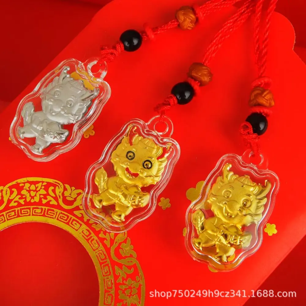 6pcs Paper Red Packets Year of Dragon Paper Red Envelopes Red Envelopes Spring Festival Packet