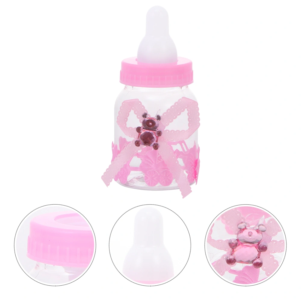 12Pcs Lovely Fillable Bottles Plastic Sweet Candy Boxes Pretty Chocolates Boxes