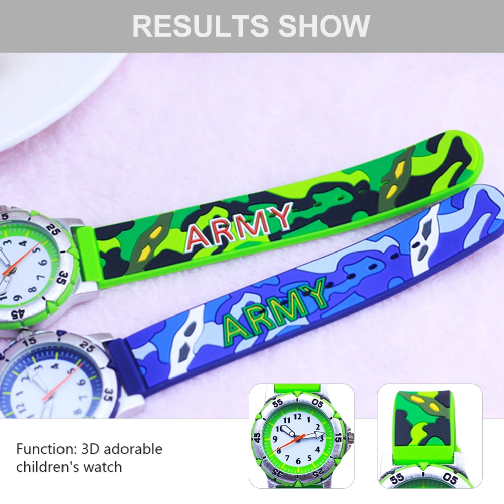 1pc Wrist Decorative Watch Children Wrist Watch 3D Children Wristwatch