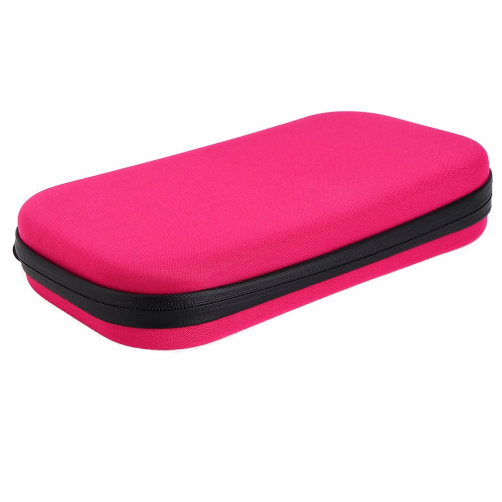 Foetal Heart Sound Stethoscope Carrying Pouch Auscultator Zipper Bag Portable EVA Storage Case (Pink)