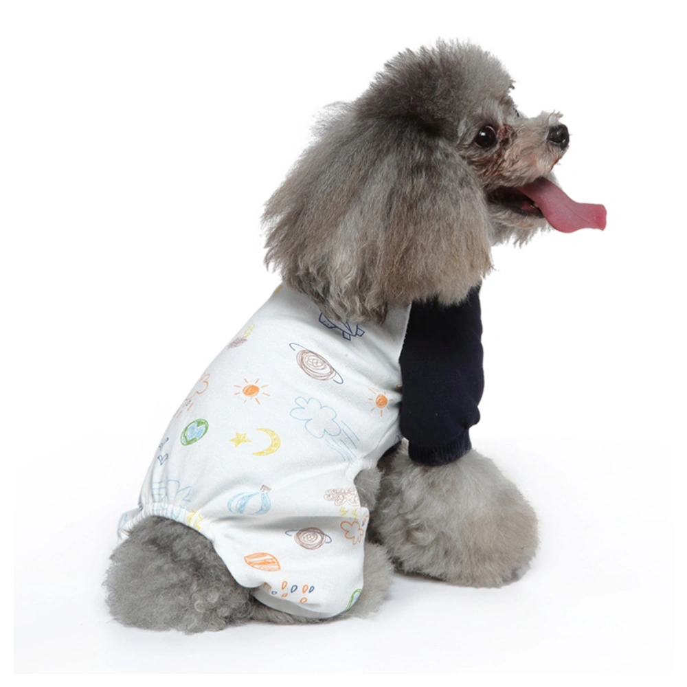 Indoor Dog Pajama Softer Dog Clothes Pet Home Warm Pajama Pet Accessory