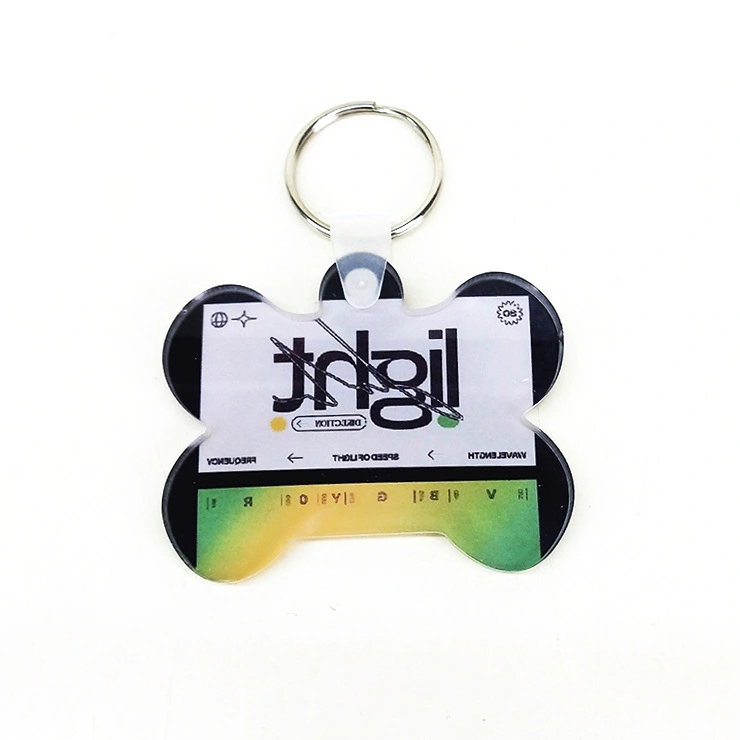   6pcs  Sublimation Blanks Keychains DIY Sublimation Decor Keychain Crafts