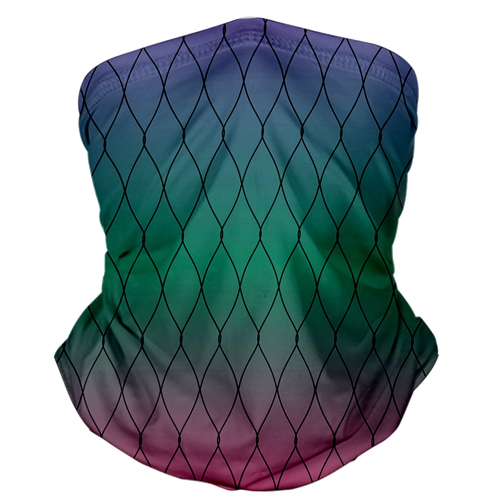 Outdoor Headband Printing Mountain Climbing Running Cycling Face Mask for Woman Man (H Pattern)