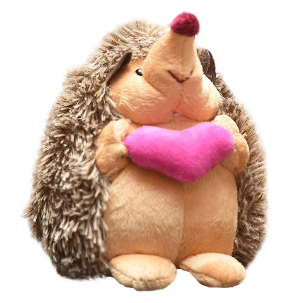 Hedgehog Doll Animal-shaped Lovely Stuffed Hedgehog Cotton Toy Gift for Children