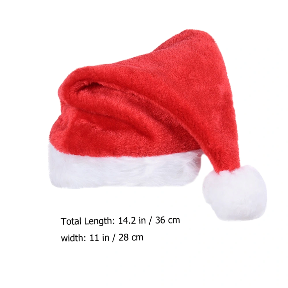 8pcs Christmas Hats Xmas Santa Claus Hat Holiday Event Props Role Play Hats