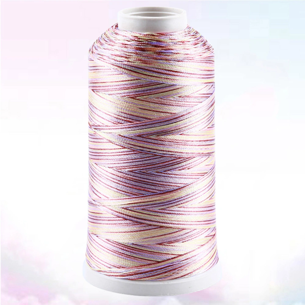 3 Strand Thread Sewing Thread Macrame Cord Tassel Making Material Jewelry Making Cord Ice Silk Thread (Lavender)