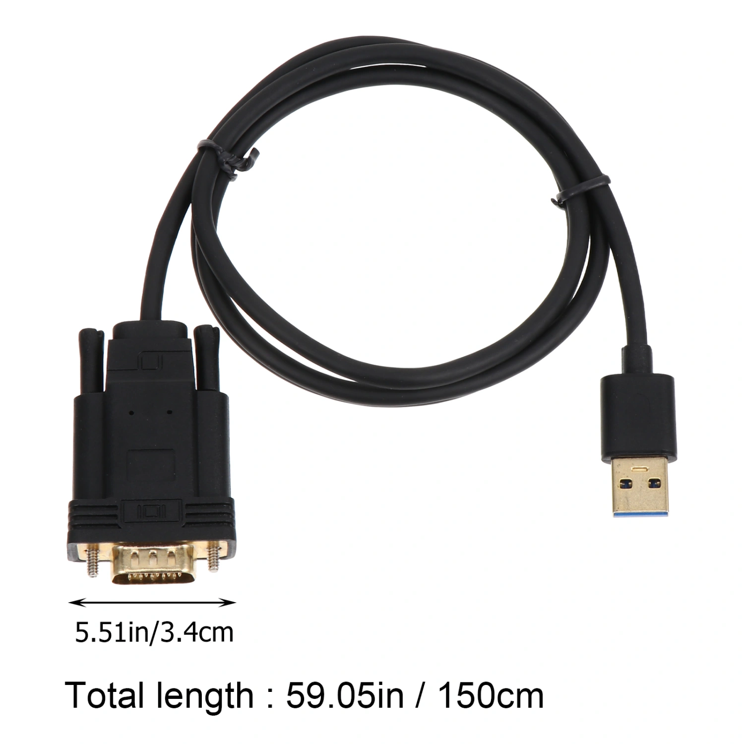 1Pc Useful HDMI to VGA Cable Practical HDMI to VGA Adapter Cord for Home