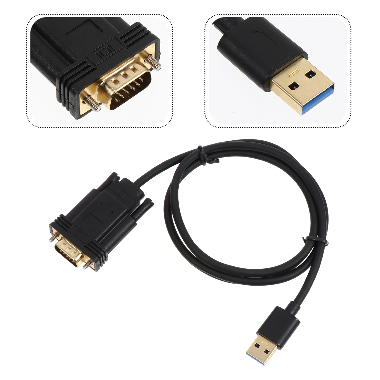 1Pc Useful HDMI to VGA Cable Practical HDMI to VGA Adapter Cord for Home