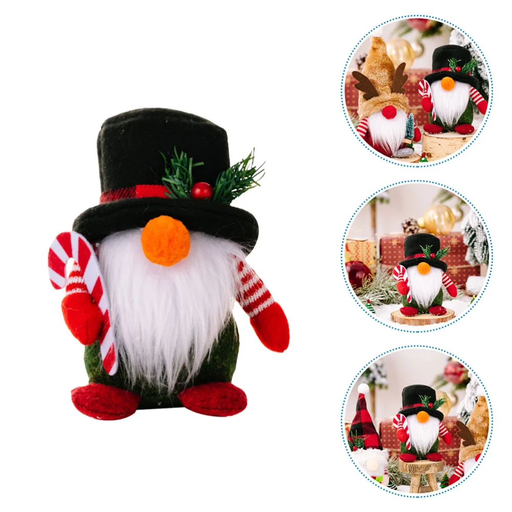  Christmas Gnome Adornment Desktop Gnome Doll Christmas Gnome Doll Ornament