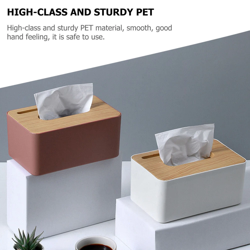 Stylish Tissue Box Household Napkin Box Unique Paper Box Decor Tissue Storage Case