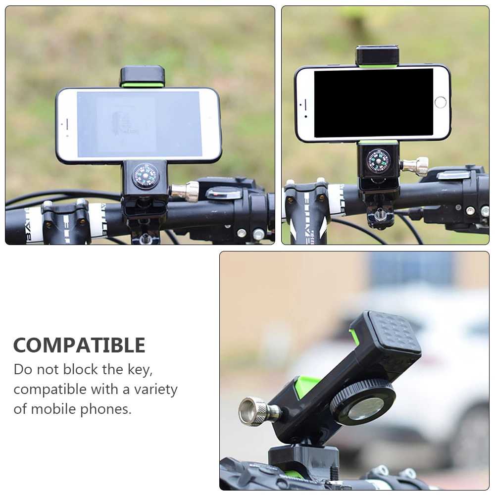 Bike Mobile Phone Bracket Cell Phone Holder Adjustable Phone Stand with Light
