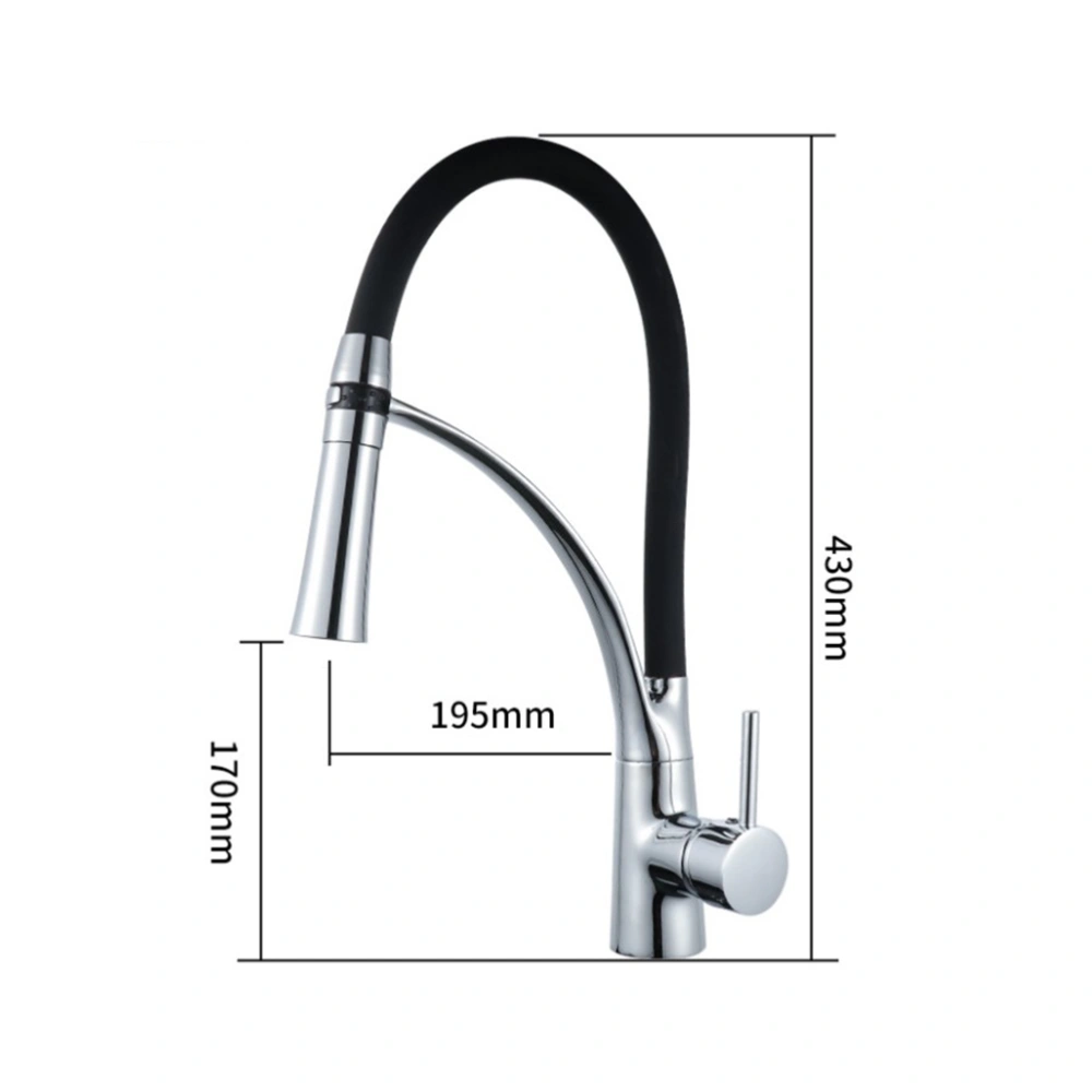 Kitchen Bronze Faucet Hot and Cold Water Easy Installation Kitchen Faucet