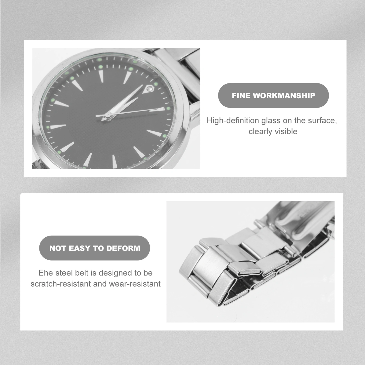 Stylish Watch for Men Wrist Watch Unique Wrist Watch Ornament Business Men Watch