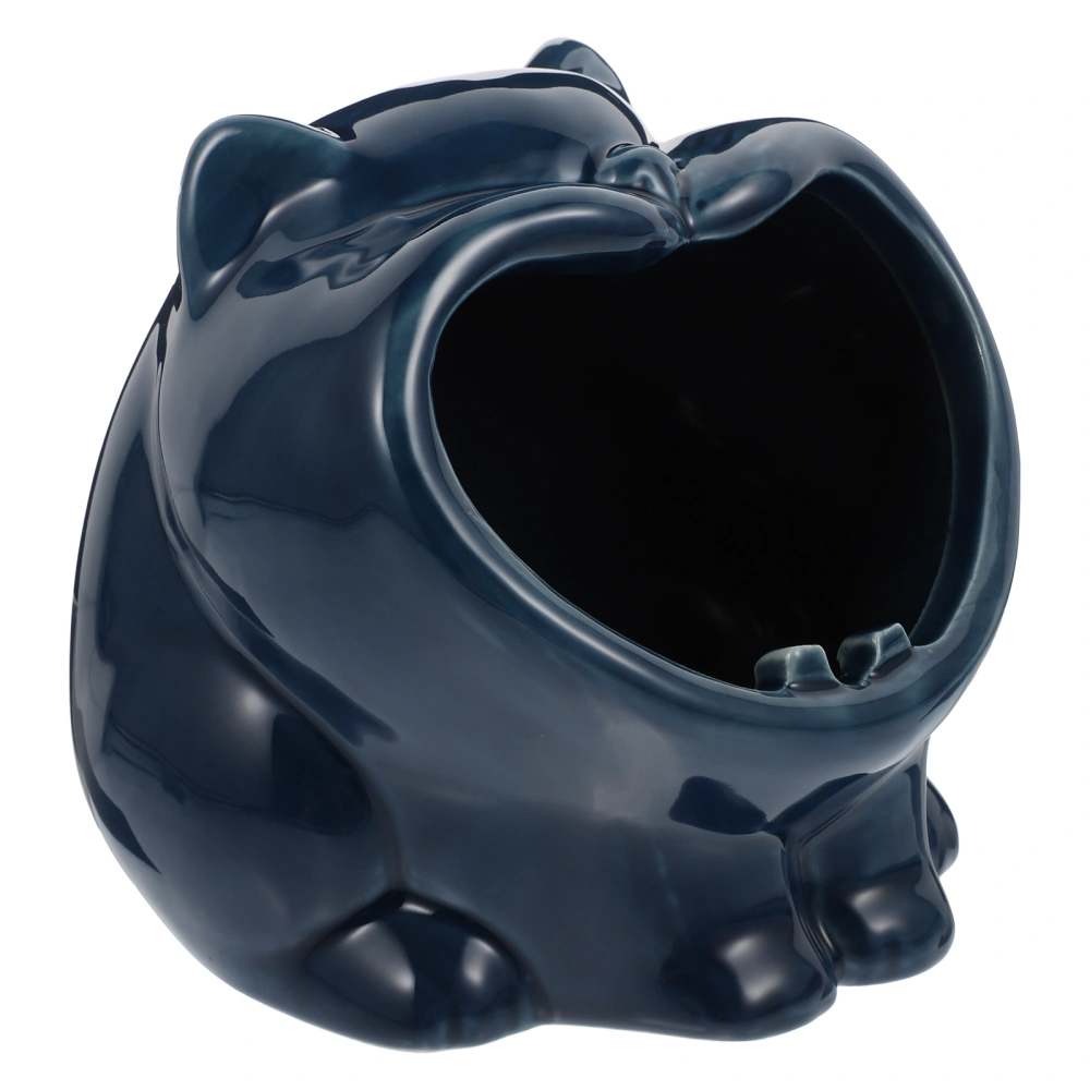 Creative Cat Shape Ashtray Desktop Ash Container Ashtray With Lid For Home Decor