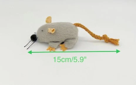 Cat Toys Interactive Toys Plush Mice Playthings Cat Mouse Toy for Indoor Cat