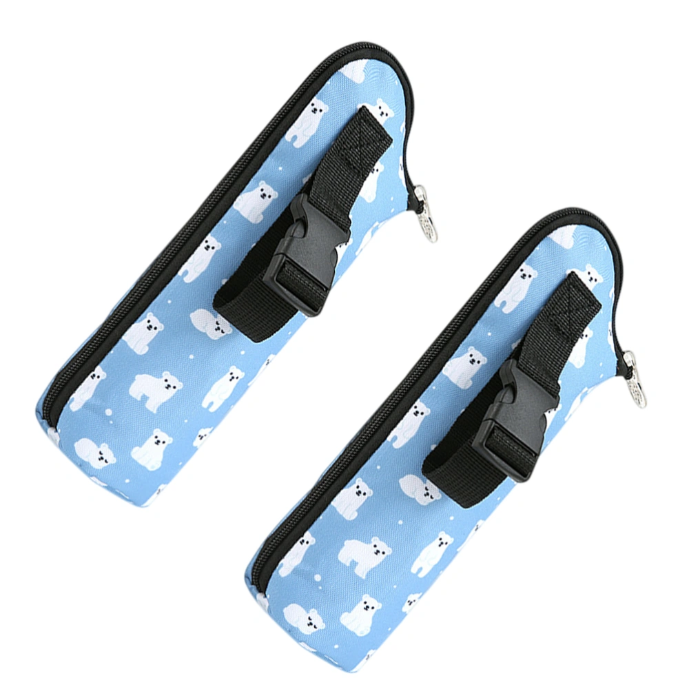 2pcs Baby Bottle Bags Leak-proof Baby Bottle Bags Breast Milk Insulation Bags