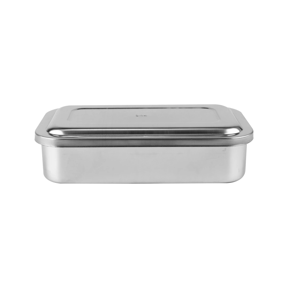 Instrument Tray with Lid Surgical Tray Container Stainless Steel Tray 8 Inch