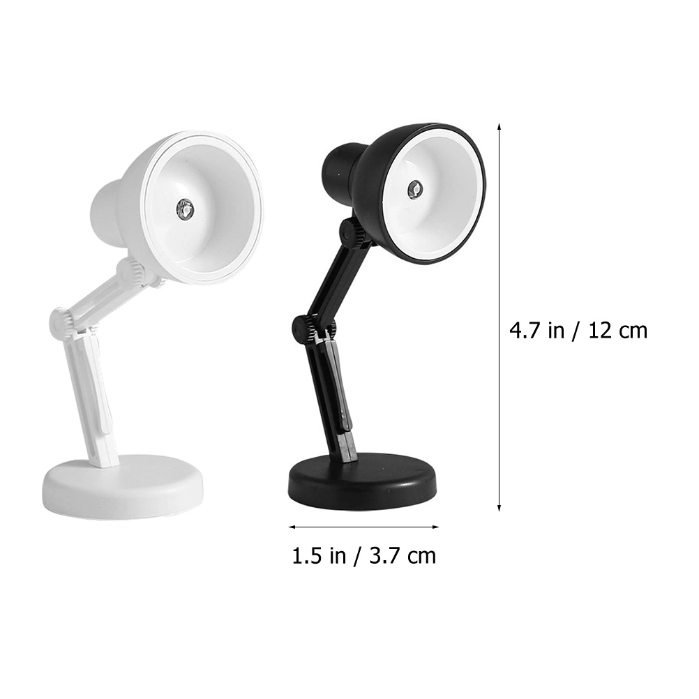 2pcs Desk Lamps Portable LED Lights Folding Reading Lamps Desk Lights for Home