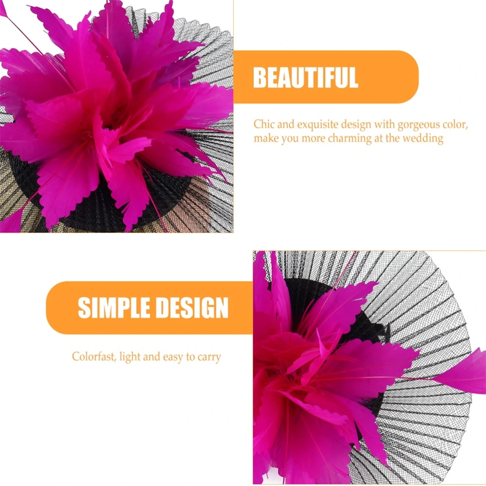 Fascinator Hats Women Fascinators Flower Veil Tops Hat Wedding Party Hat Tea Hat