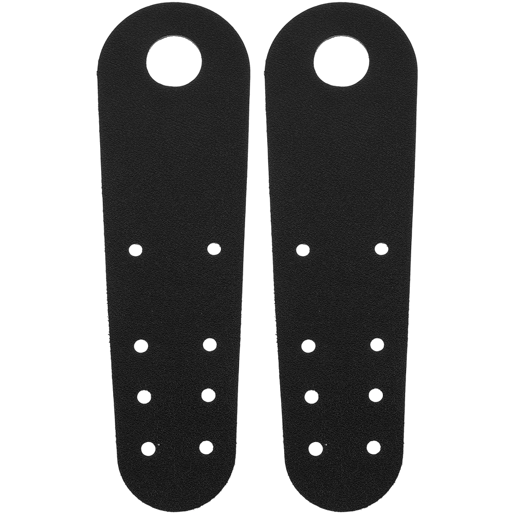 1 Pair of Professional Skates Toe Covers Convenient Skates Toe Protectors Leather Skates Toe Caps