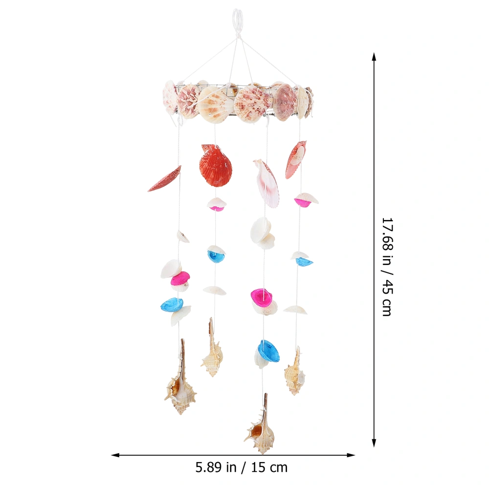 1 Set Shell Wind Chime Material DIY Natural Conch Embellishment Random Style