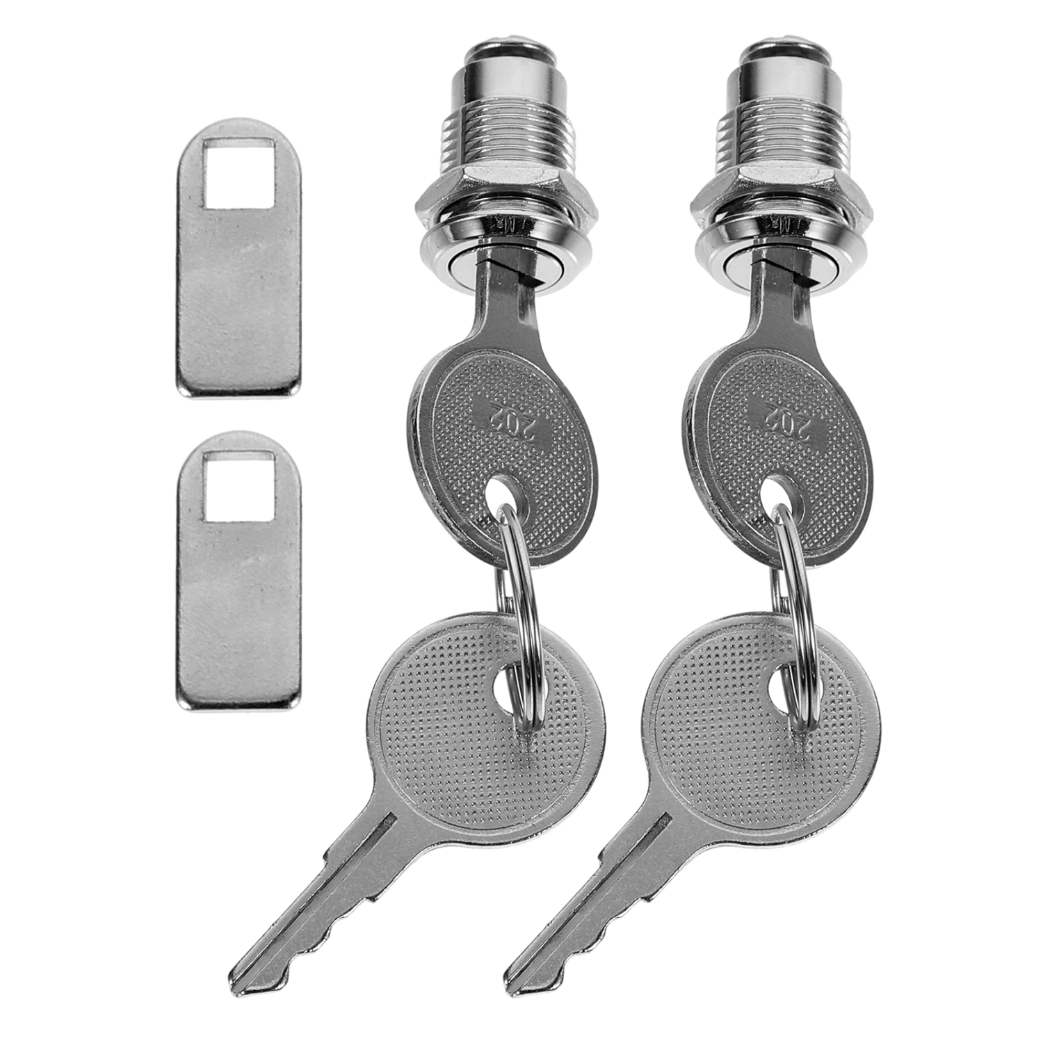 2 Sets Cam Lock Tubular Lock Rv Compartment Lock Cabinet Lock With Key