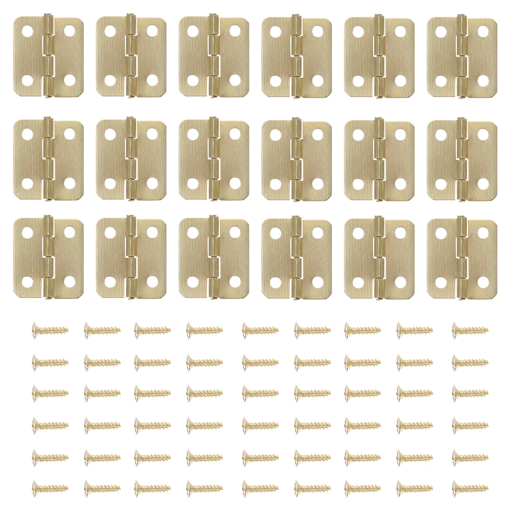 50 Sets of Jewelry Box Hinge Decorative Drawer Hinge Antique Mini Hinge Connector