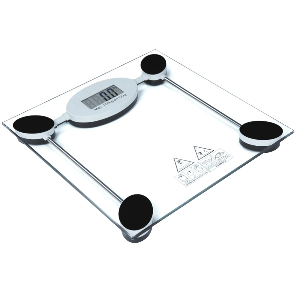 Touch Sensor Weighing Scale Digital Tempered Glass Electronic Health Scale with Display