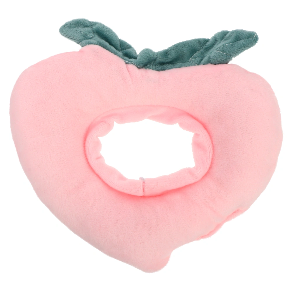 Plush Cat Recovery Collar Fruit Peach Neck Cone Pet Cat Protective Collar