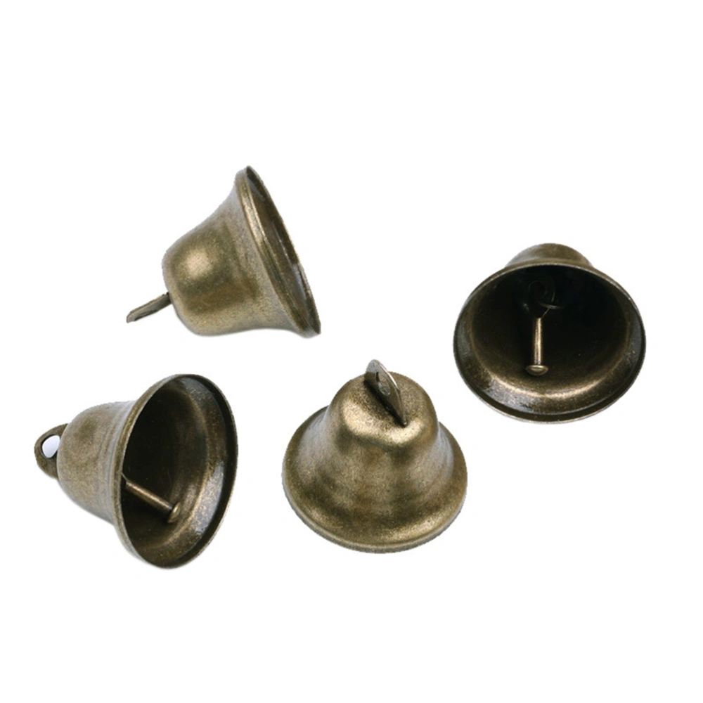 35pcs DIY Handmade Accessories 38mm Bronze Bell Copper Rattle Bell Party Decor Bell