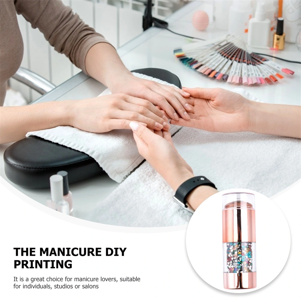 1 Set Nail Stamper Tool Double-end Manicure Stamper Nail Salon Home Supply