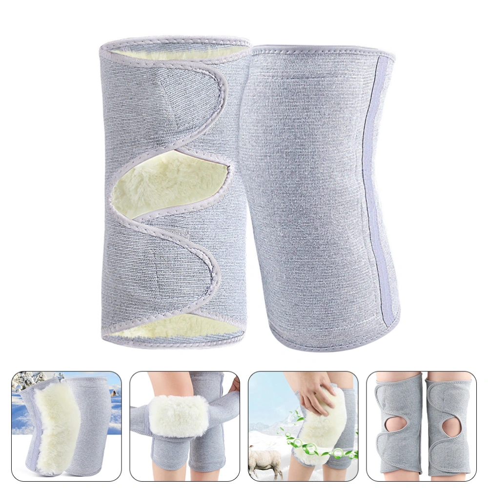 1 Pair Thicken Knee Wrap Warm Knee Brace Leg Protector Knee Protective Cover