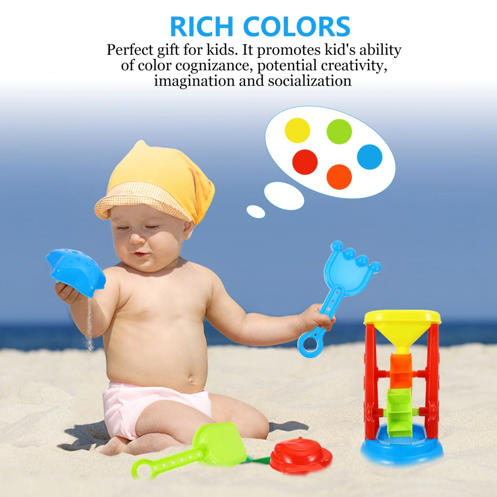 5pcs Beach Toys Sand-Excavating Tools Funny Sand Playing Toys for Kids