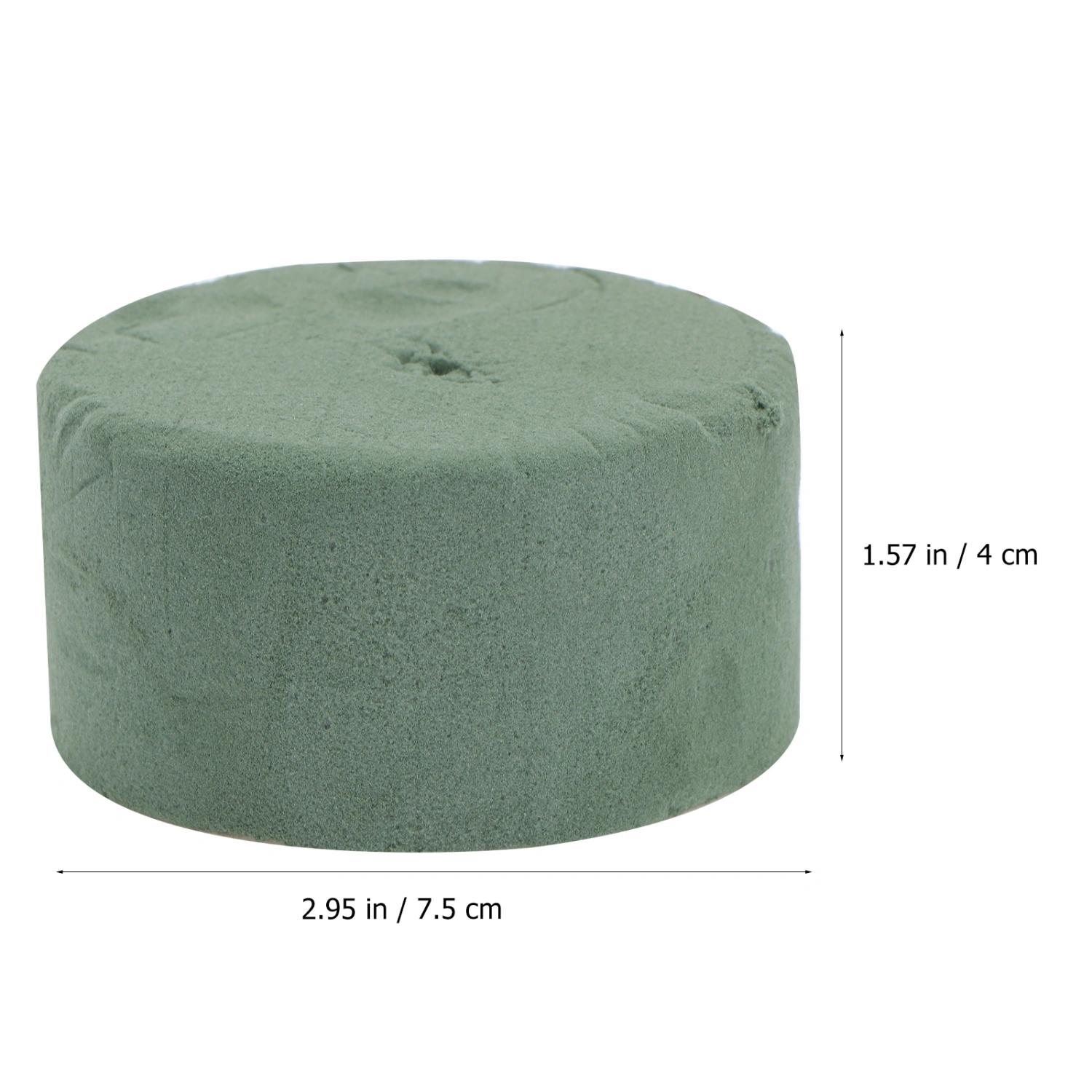 12PCS Round Flower Packaging Material Dried Flower Mud Fresh Flower Mud (Green)