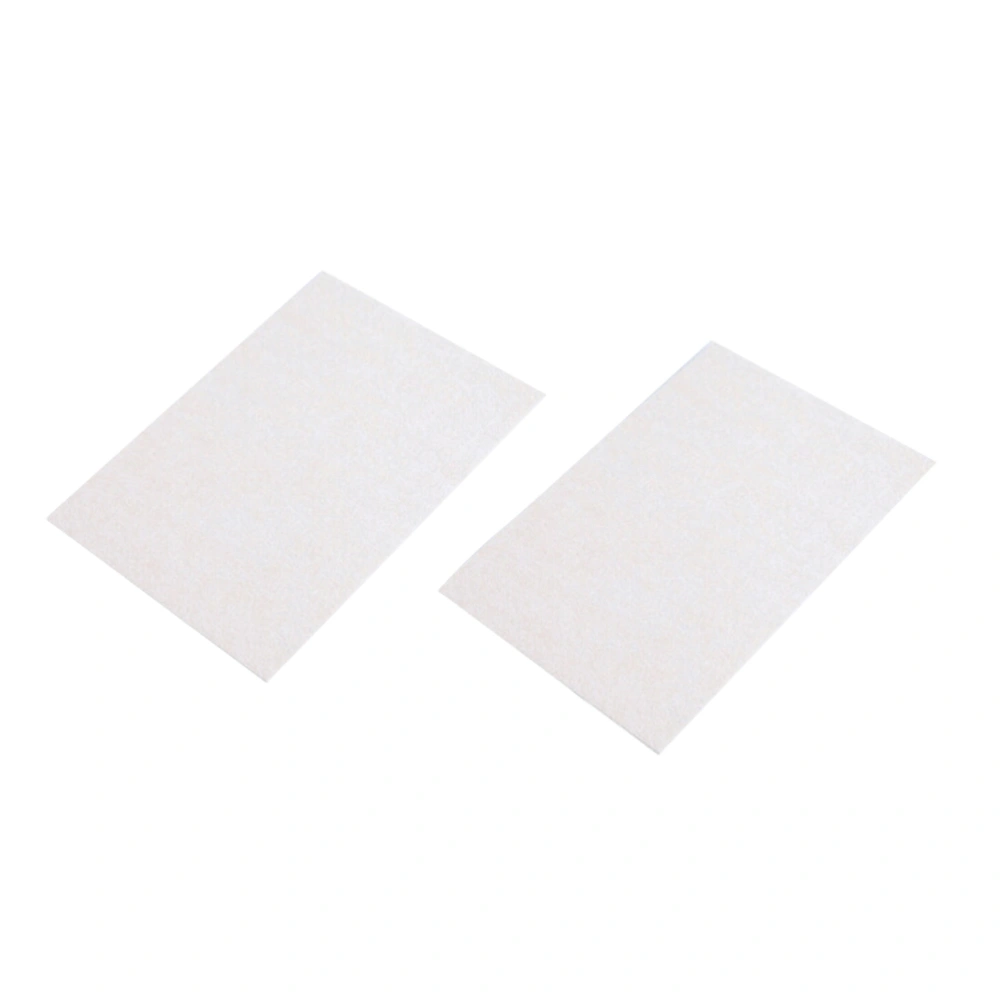 2Pcs Cuttable Table Legs Antislip Floor Protectors Furniture Felt Pads Floor Protectors - White