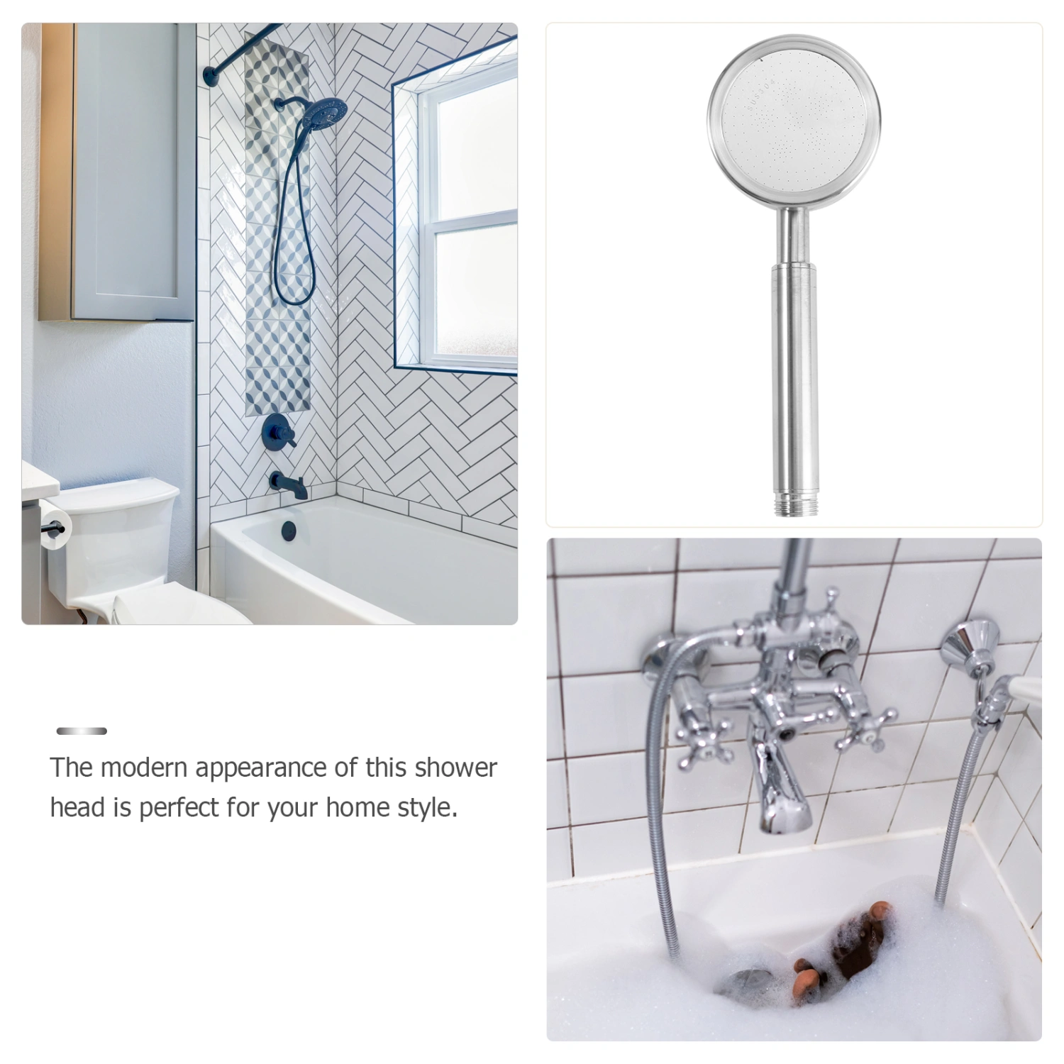 Practical Shower Nozzle Handheld Shower Head Shower Sprinkler for Bathroom