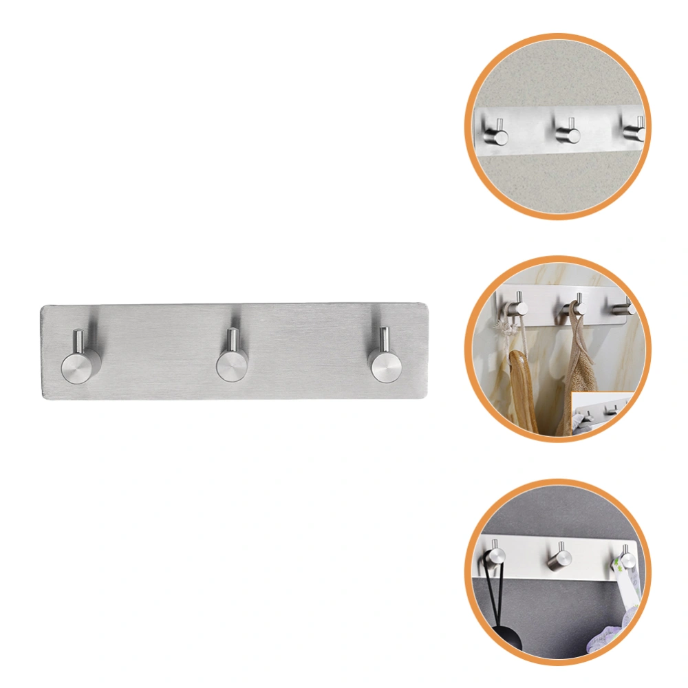 Towel Hook Door Back Hook Wall Mounted Self Adhesive Hook Multifunction Hook